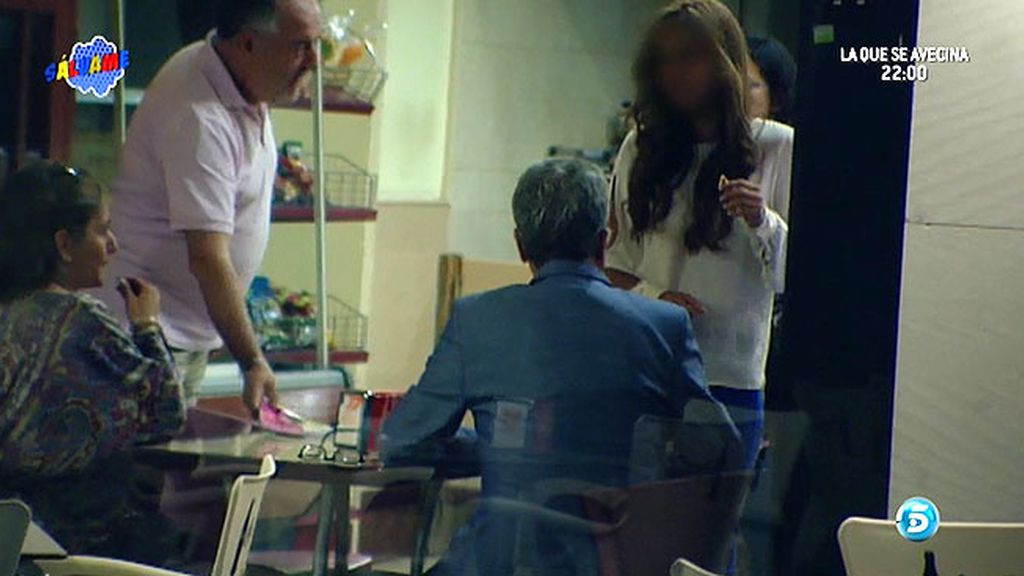 Las cámaras captan el encuentro del diestro con su hija