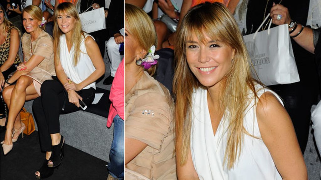 Raquel Meroño en el desfile de Francis Montesinos