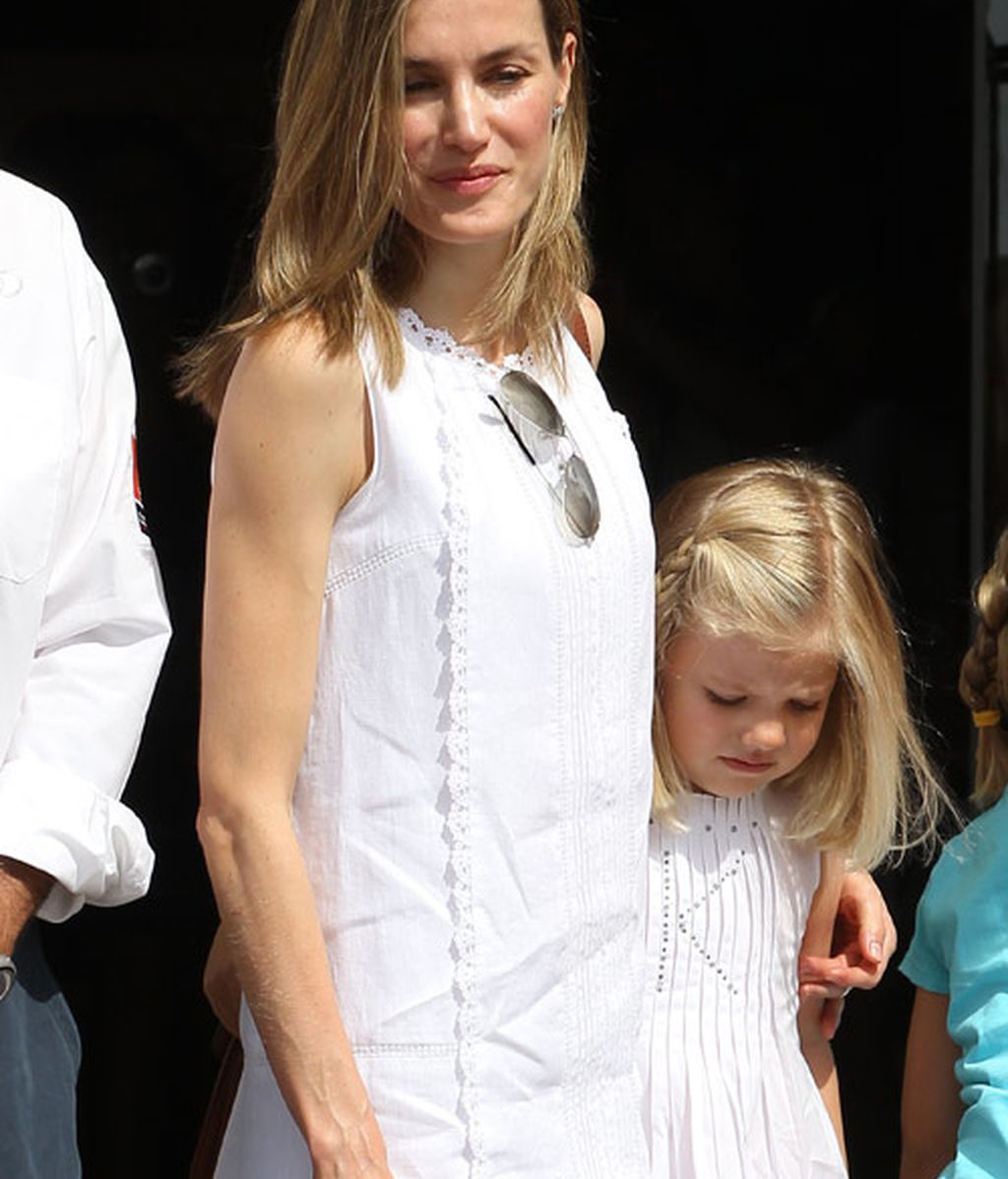 Letizia pasa de los polos de las Infantas