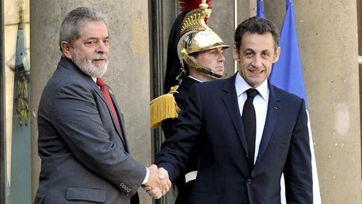 El presidente brasileño, Luiz Inácio Lula da Silva, llegará este domingo a Ginebra, donde el lunes se reunirá con su homólogo francés, Nicolás Sarkozy. EFE/Archivo