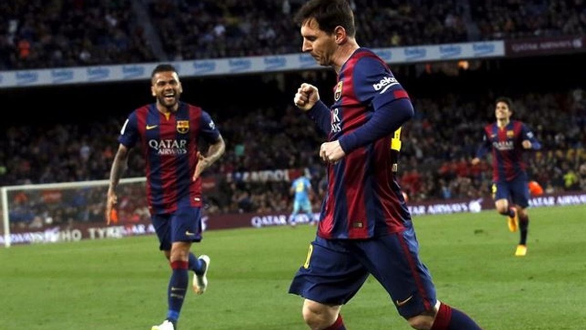 El Barça gana sin exprimirse con hachazos de Messi y Suárez