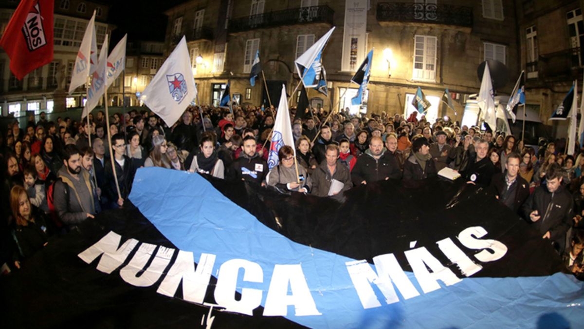 Manifestaciones de 'Nunca Máis' en Galicia