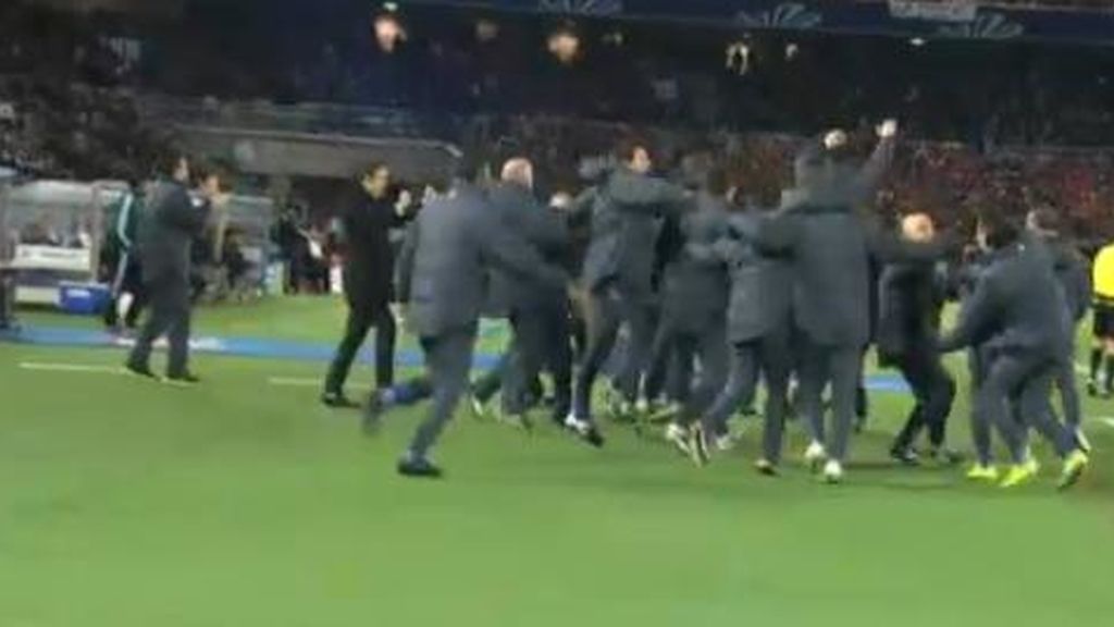 Celebración del banquillo