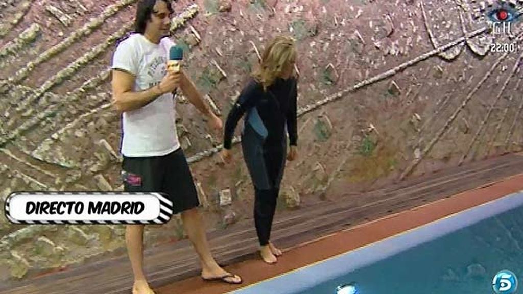 Ion Arimendi ha ayudado en el salto a la colaboradora