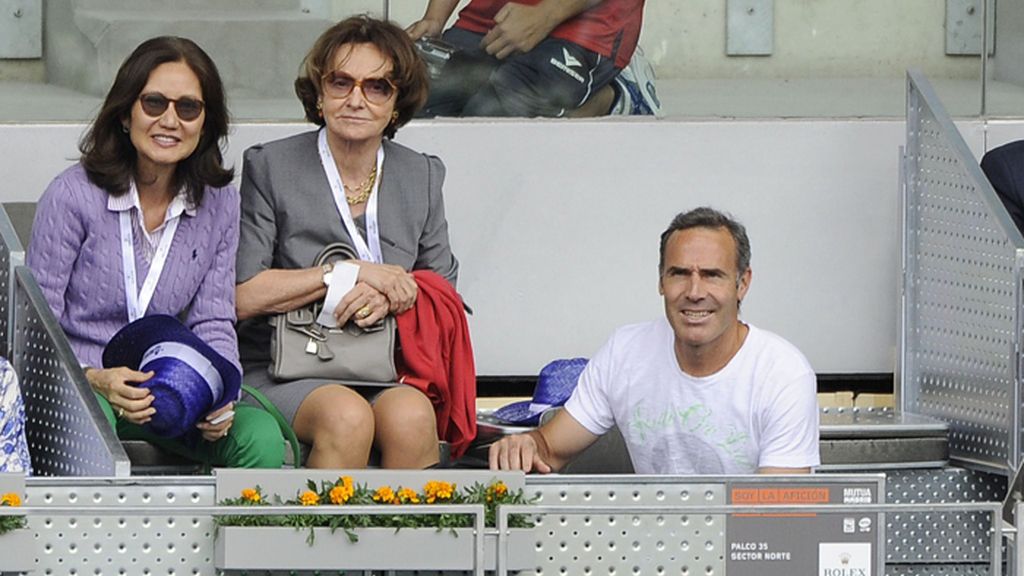 El extenista, Alex Corretja, durante el Máster de tenis de Madrid