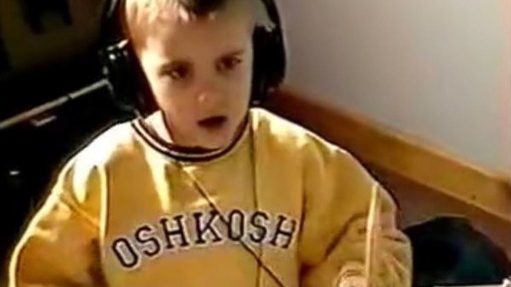 Justin Bieber, de pequeño