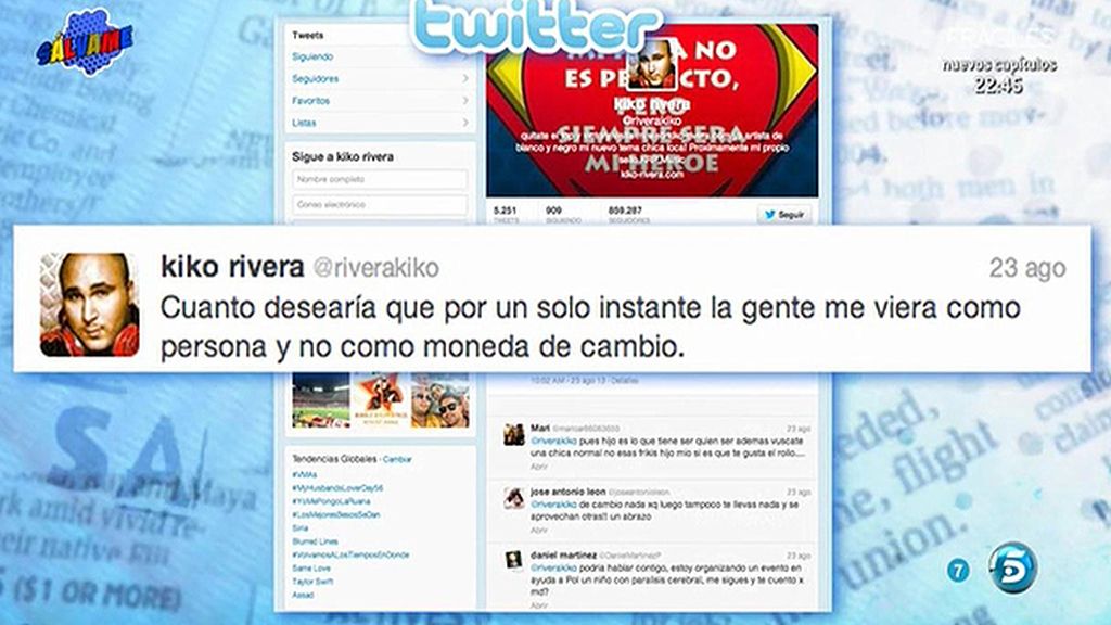 Kiko, harto de que no le valoren como persona