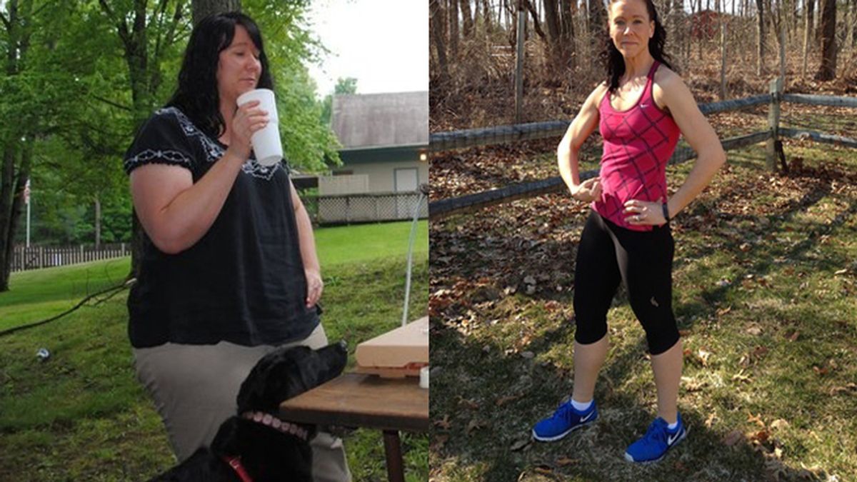 Una mujer pierde 65 kilos siguiendo 6 pasos