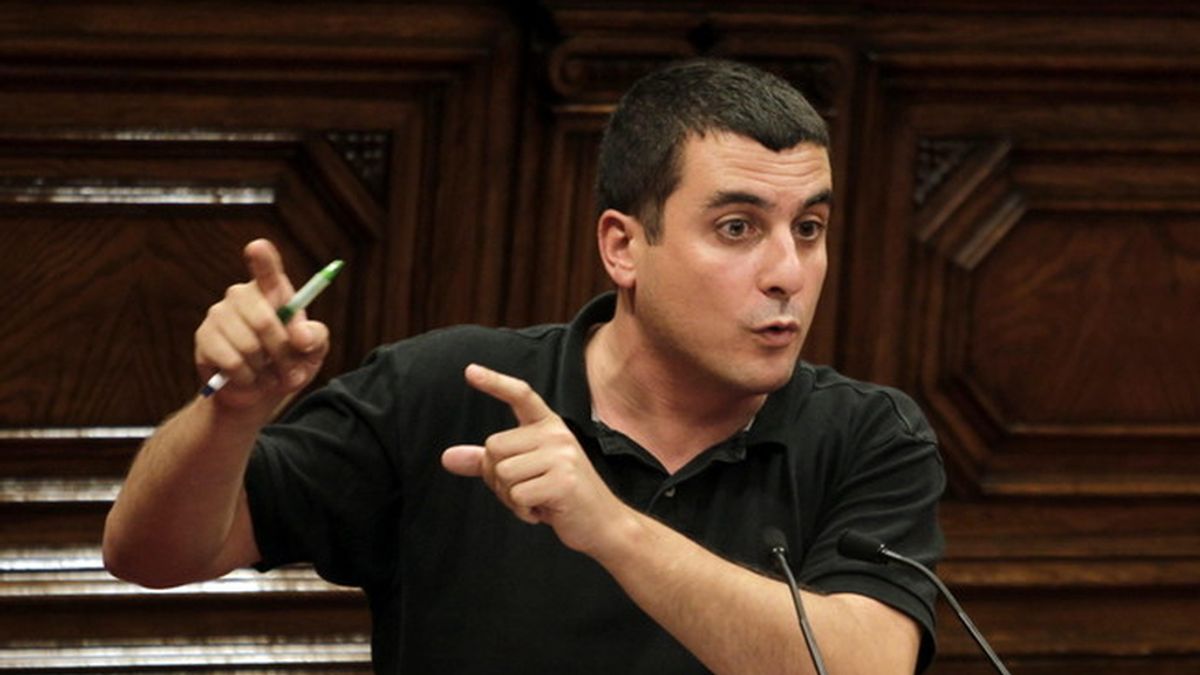 Quim Arrufat, diputado de la CUP en el Parlamento de Cataluña