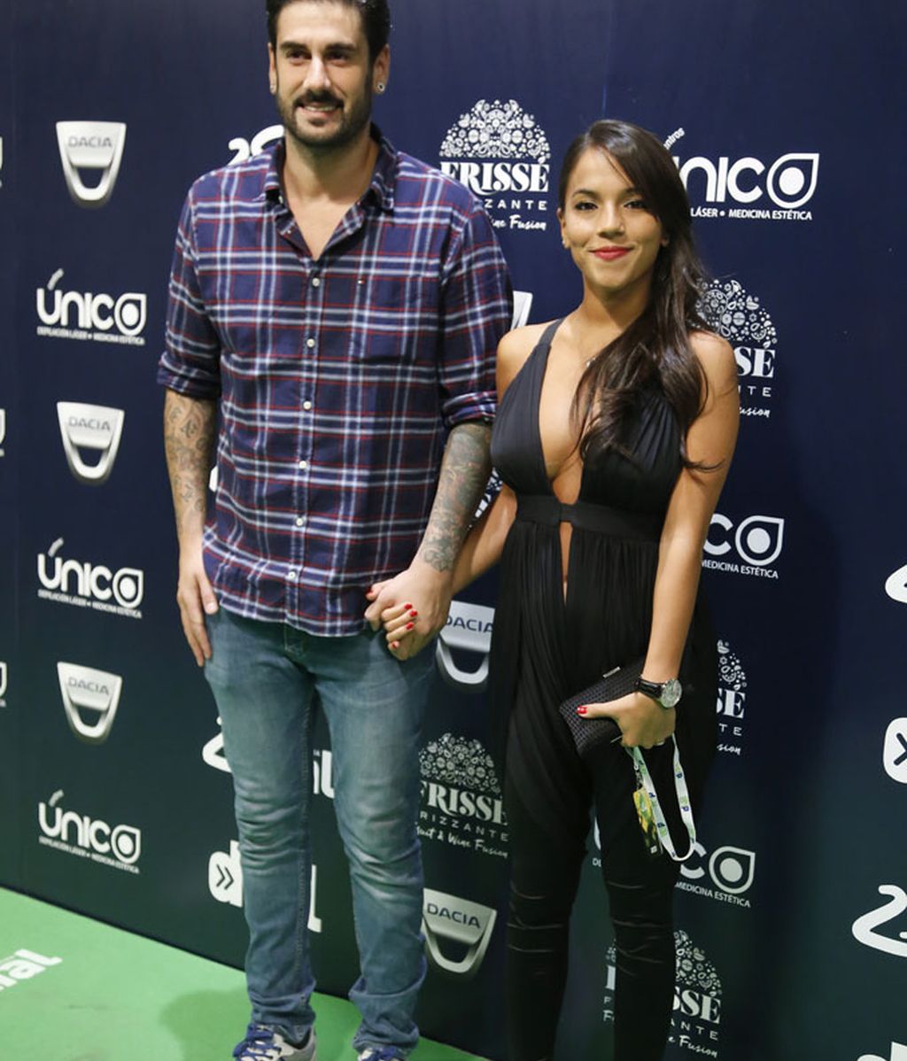 Melendi y Julia Nakamat en la gala de 25 Aniversario de Cadena Dial