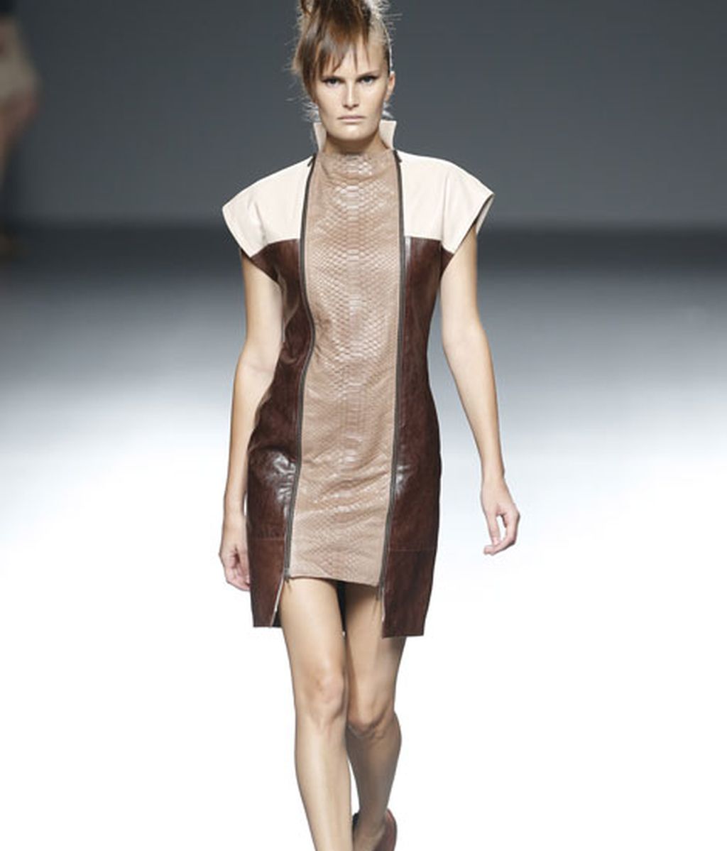 Rojos brillantes y colores de la tierra