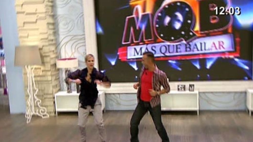 Clases de baile en 'Ana Rosa'