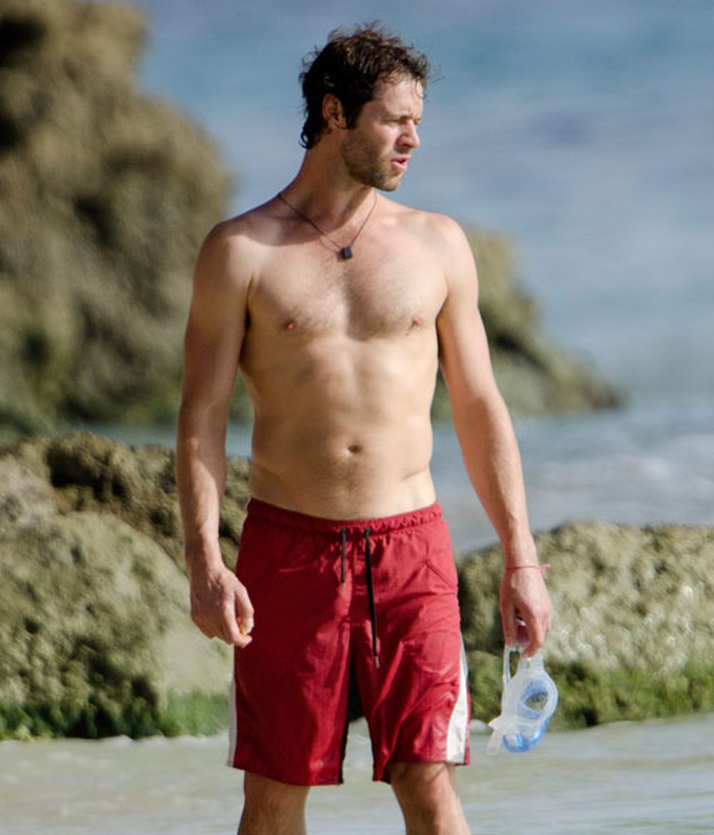 El más macizo de los 'Take That' se divierte como un niño en el mar