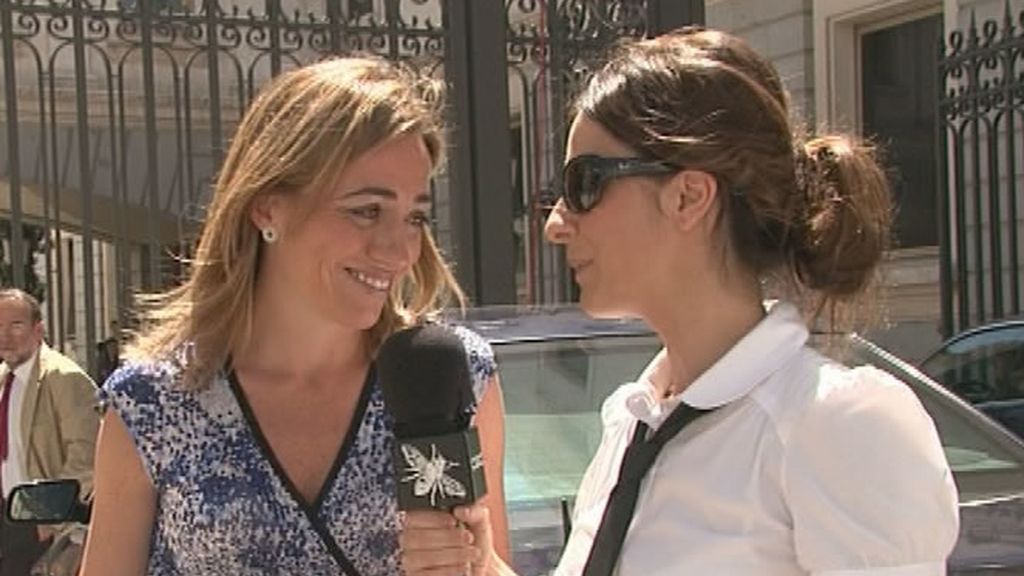 Esti Gabilondo y Carme Chacón