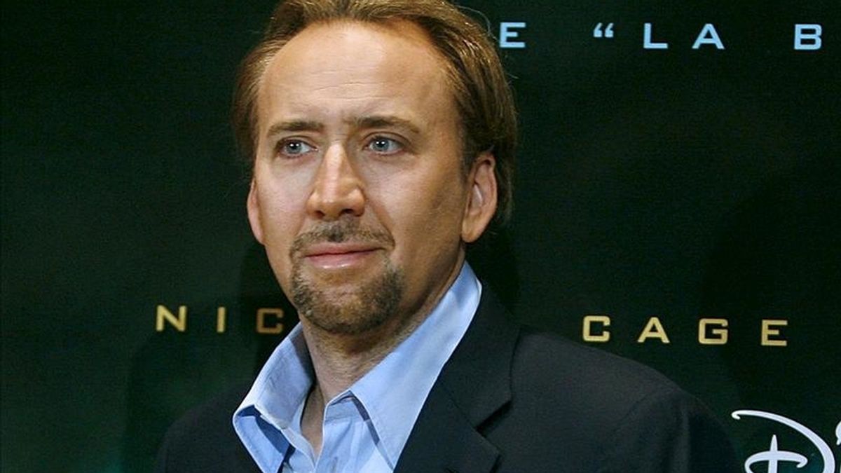 Nicolas Cage, de 47 años, fue arrestado por un cargo de abuso doméstico y un cargo de alteración del orden público. EFE/Archivo