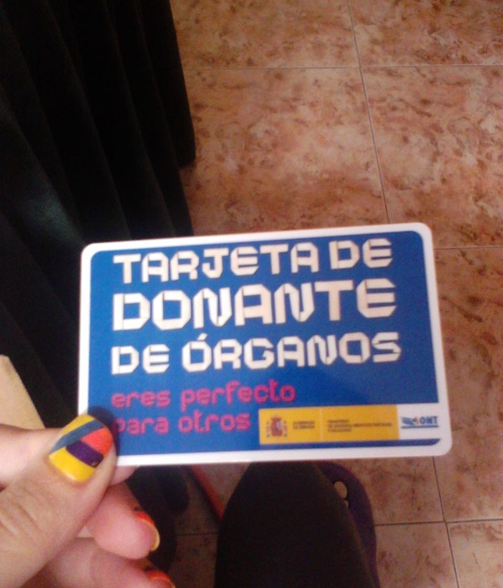 La tarjeta de Natalia