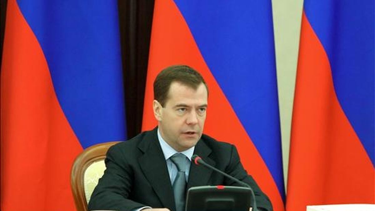 El presidente ruso, Dmitri Medvédev. EFE/Archivo