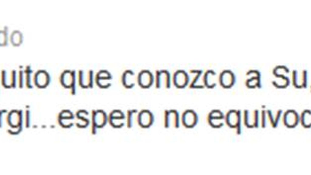 Entre Noe y Pichu, "todo súper bien"