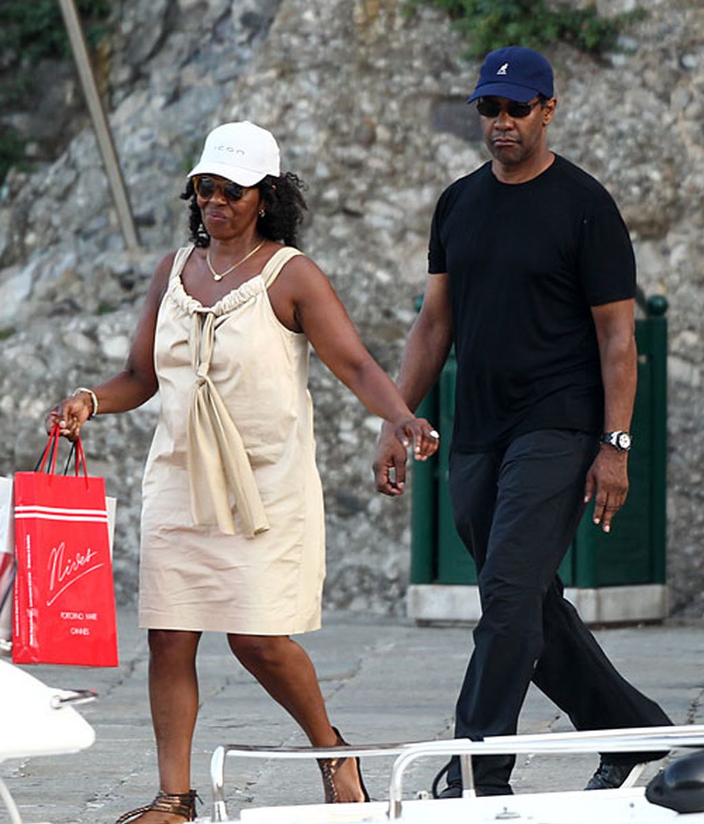 Denzel Washington, merecidas vacaciones en familia
