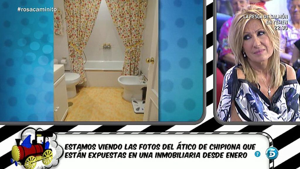 Rosa Benito se sorprende por el cambio de la casa
