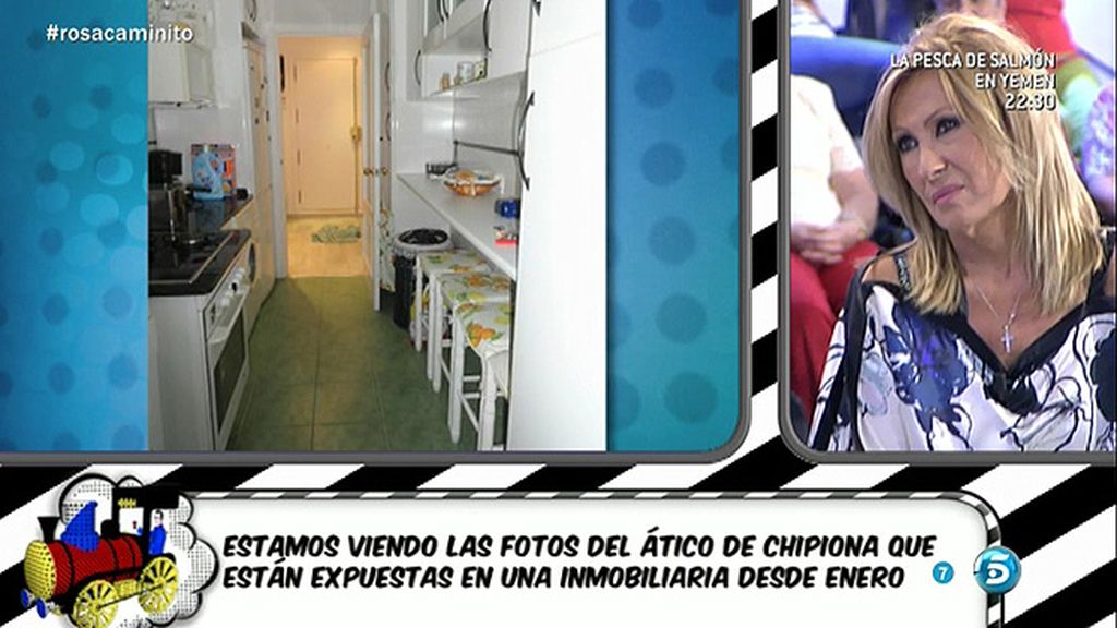 Rosa Benito se sorprende por el cambio de la casa