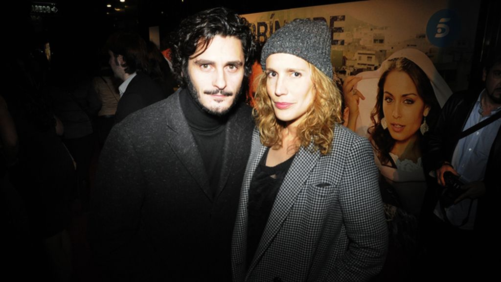 Antonio Pagudo y Mónica Cordobés a su llegada al estreno