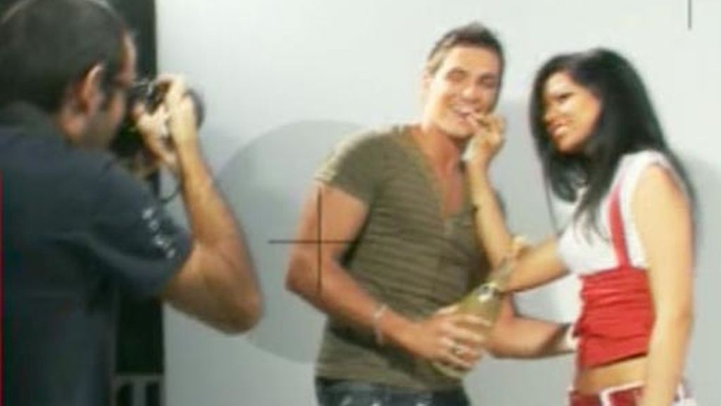 Víctor con Lora y Tatiane