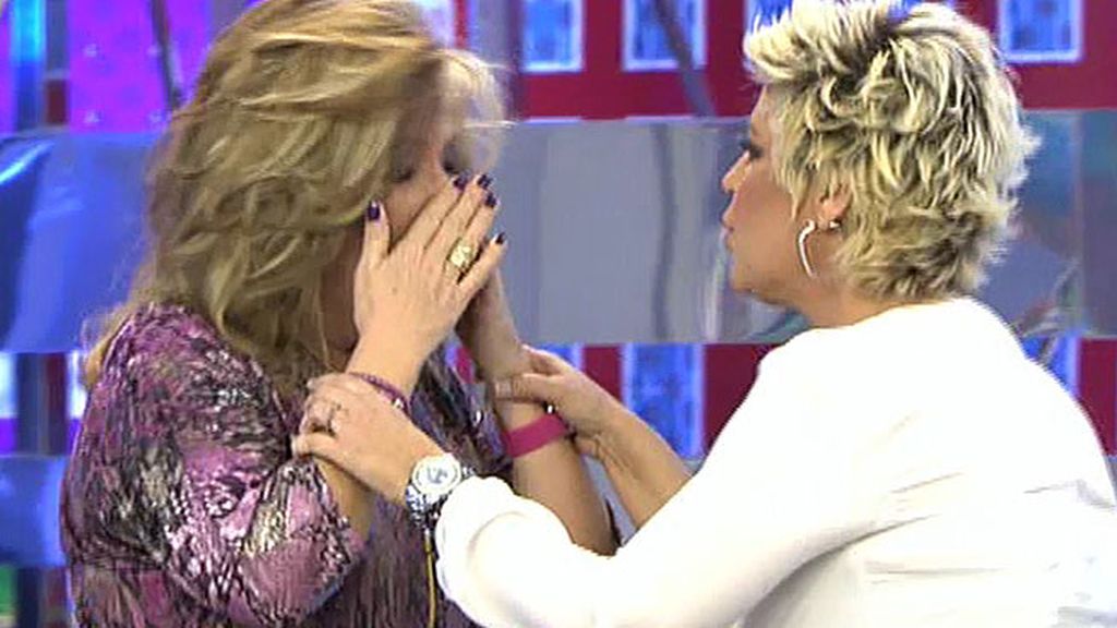 'Sálvame' graba imágenes de Lydia llorando poco antes del inicio del programa