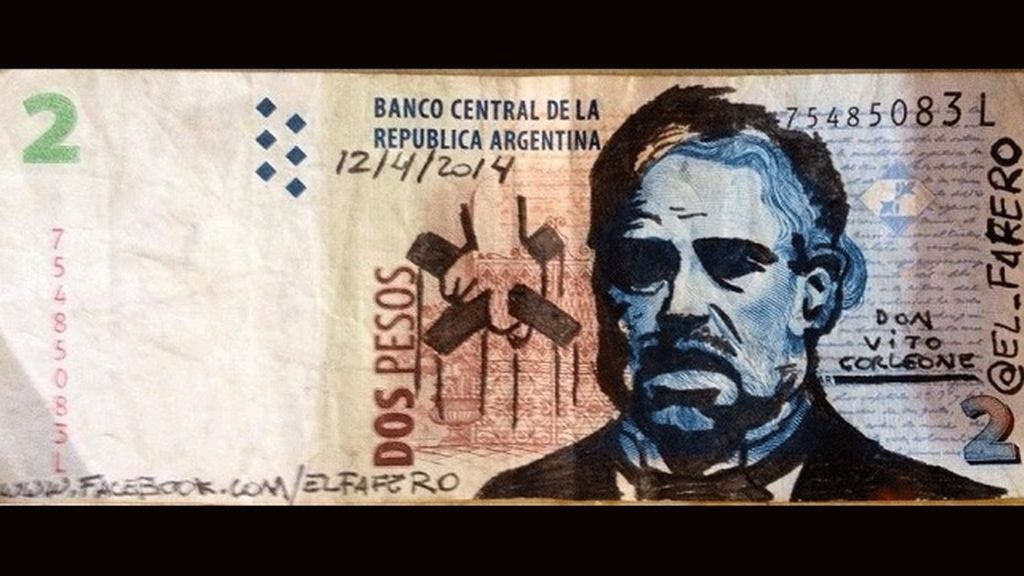 Arte en los billetes argentinos de dos pesos