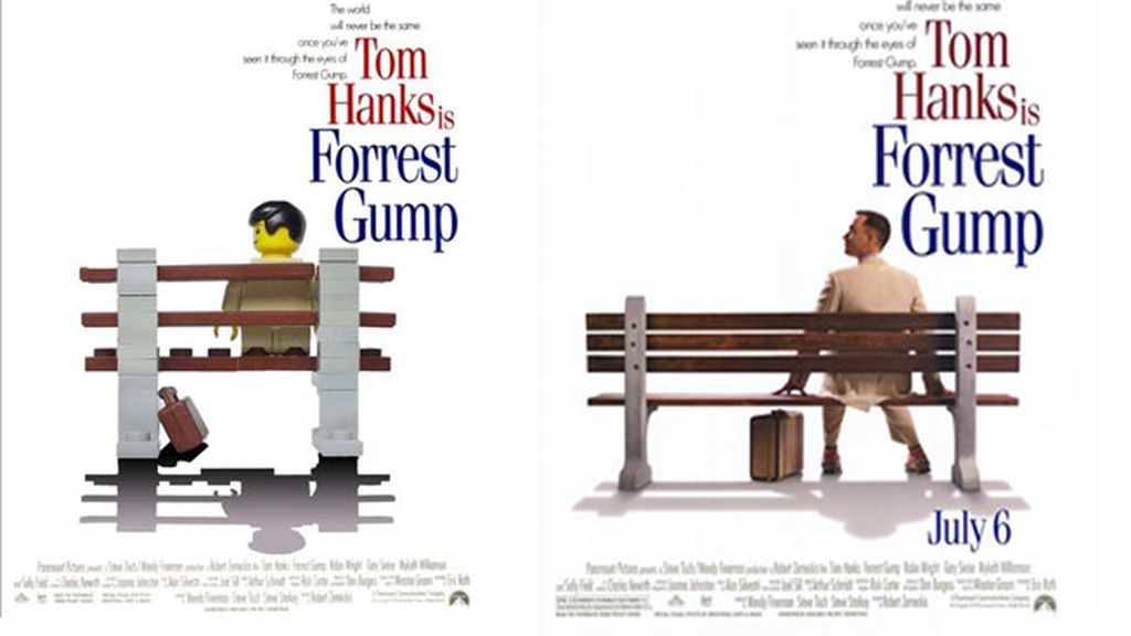 Versión Lego de 'Forrest Gump'
