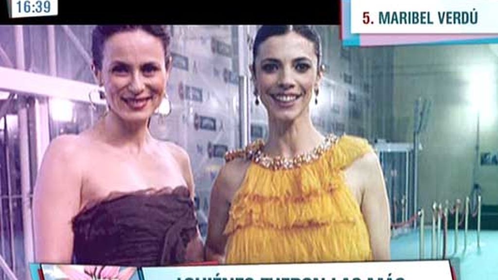 Las más elegantes de los Goya