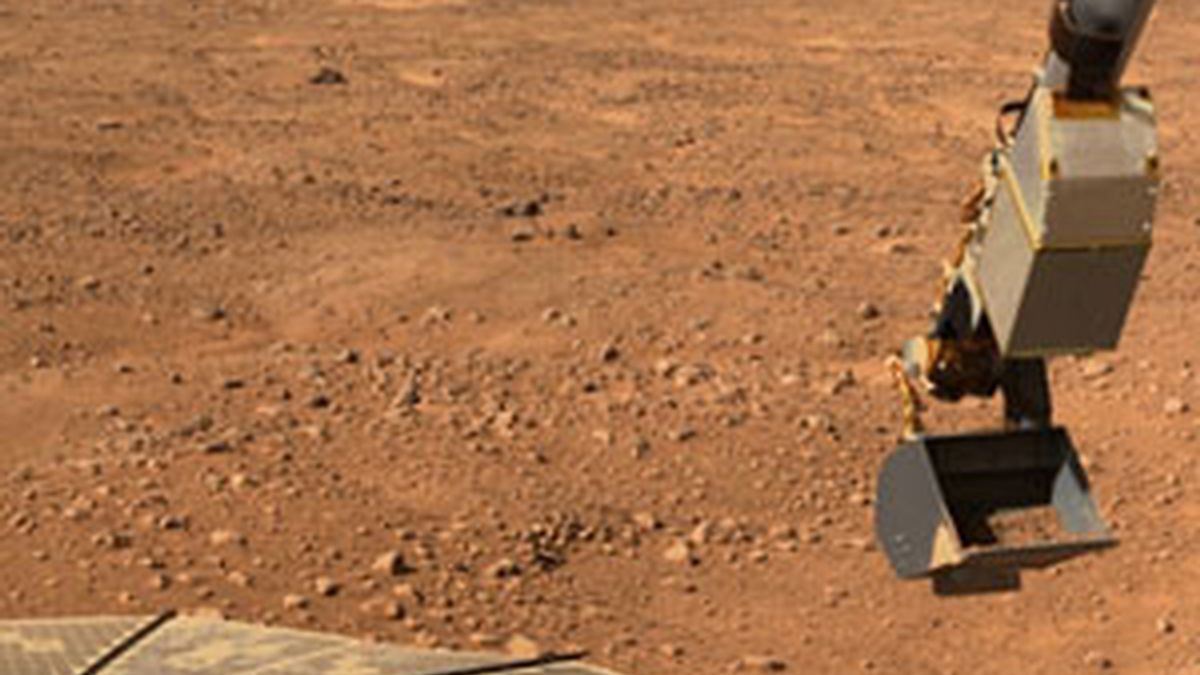 La sonda Phoenix ha investigado si hay vida inteligente en Marte. Foto de la web NASA.gov.org