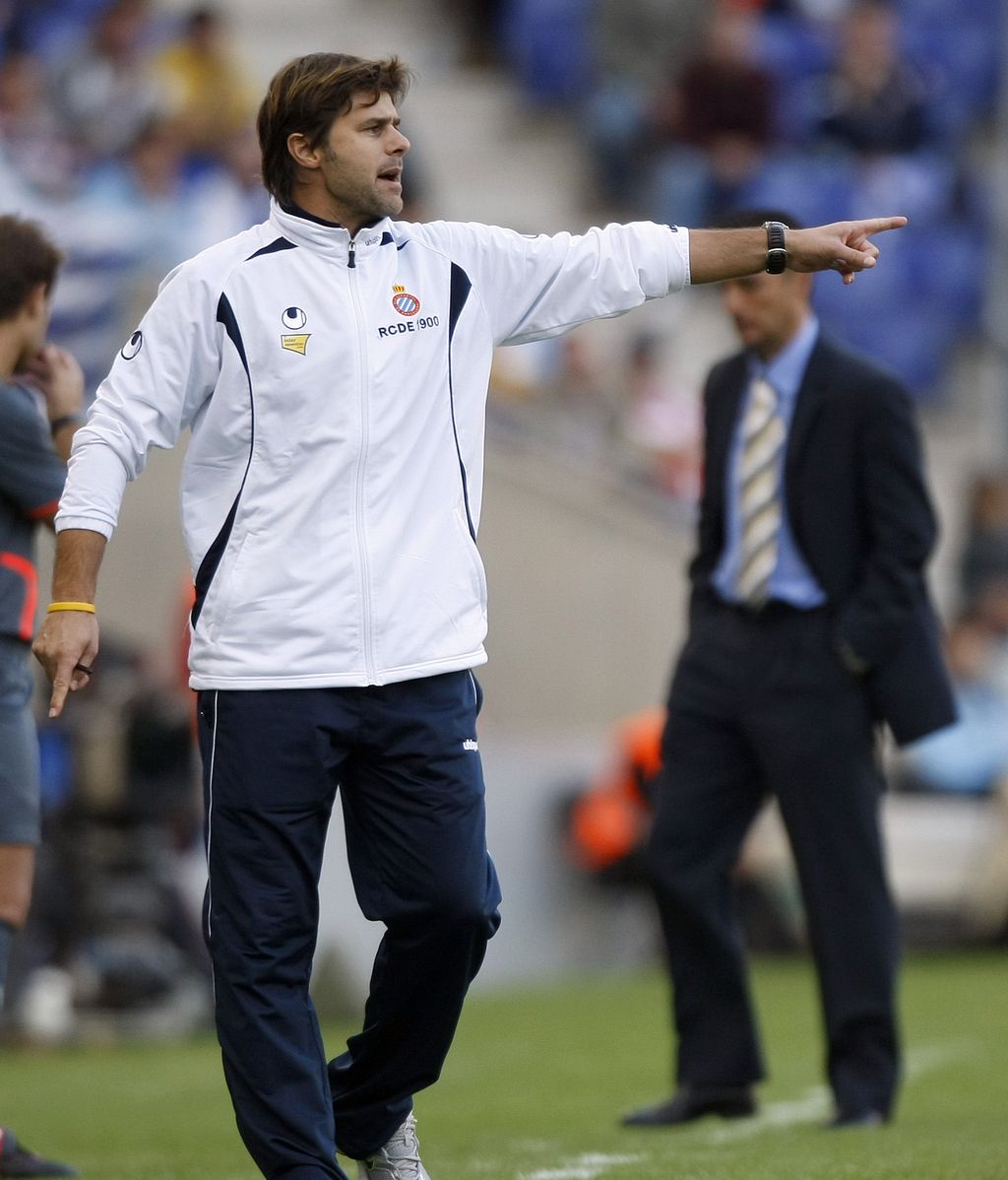 El técnico del Espanyol, Mauricio Pochettino