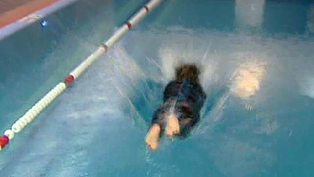 Ion Arimendi ha ayudado en el salto a la colaboradora