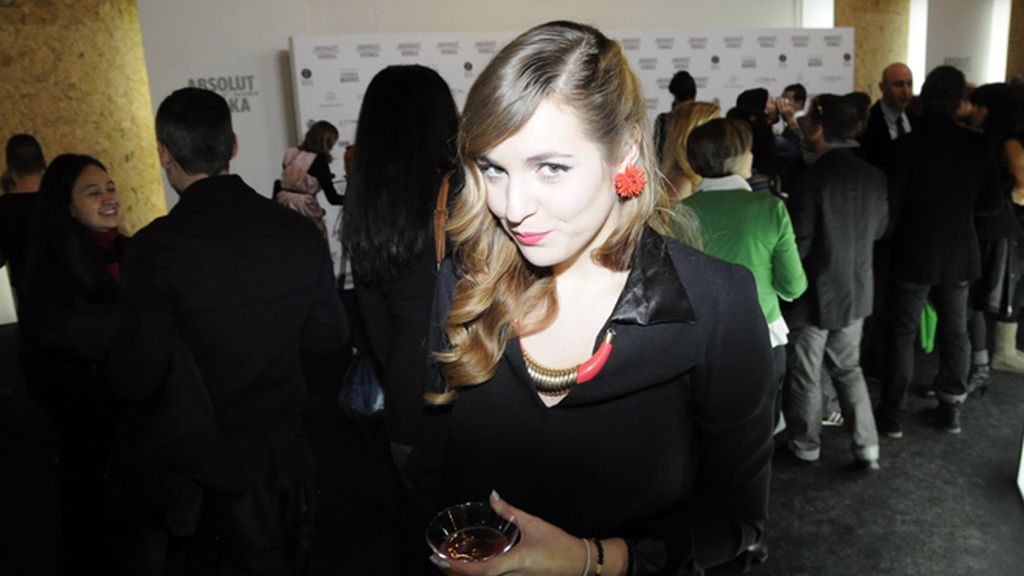 Brindamos con Amaya Arzuaga tras el éxito de su desfile