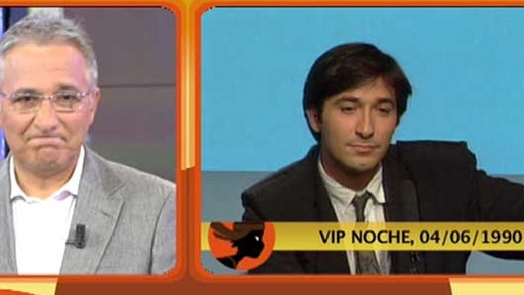 Javier Sardá visita el plató de 'Sálvame'