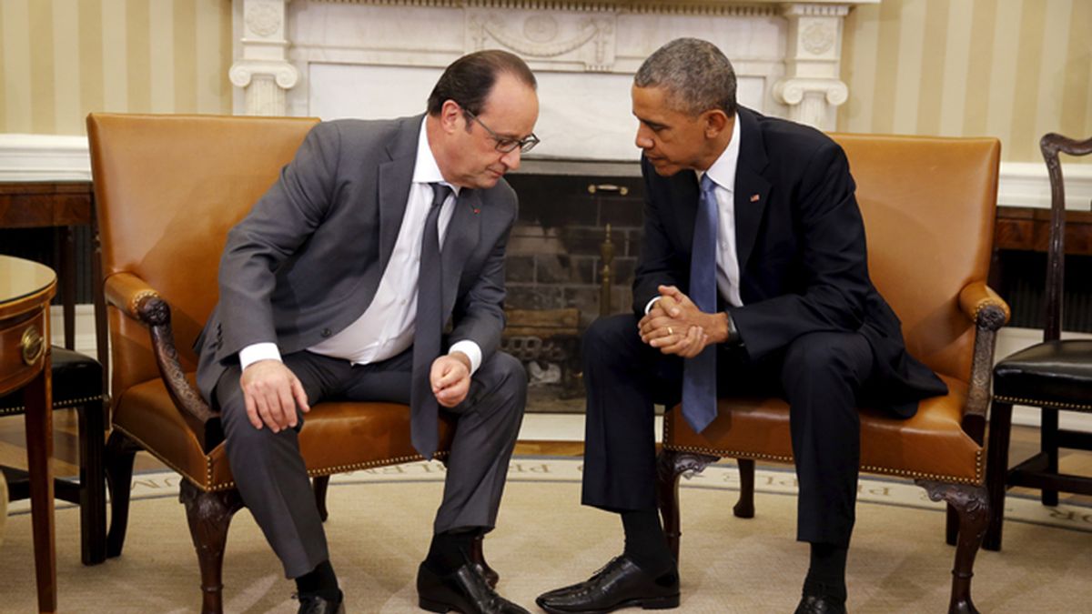Encuentro bilateral de Obama y Hollande en la Casa Blanca