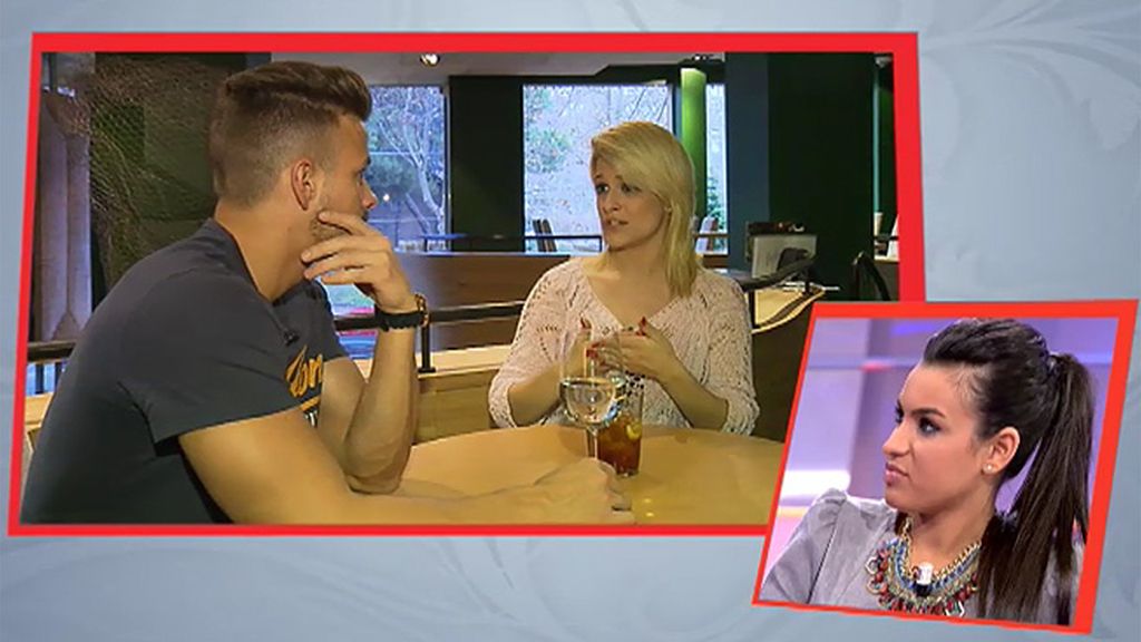 La pretendienta, a punto de llorar por Lukas