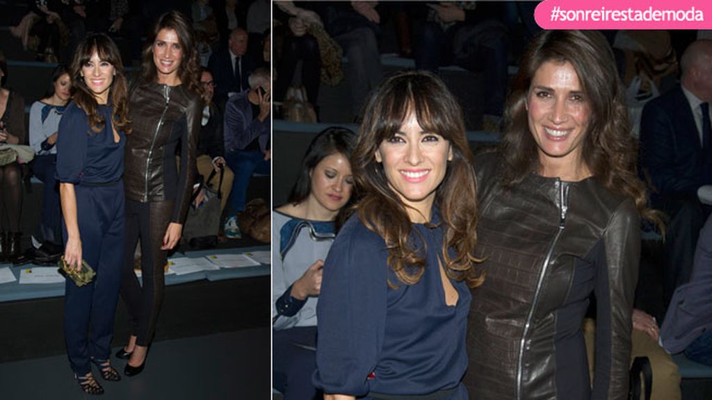 Nieves Álvarez, Elia Galera, Natalia y Soraya en el 'front row' de la Fashion Week