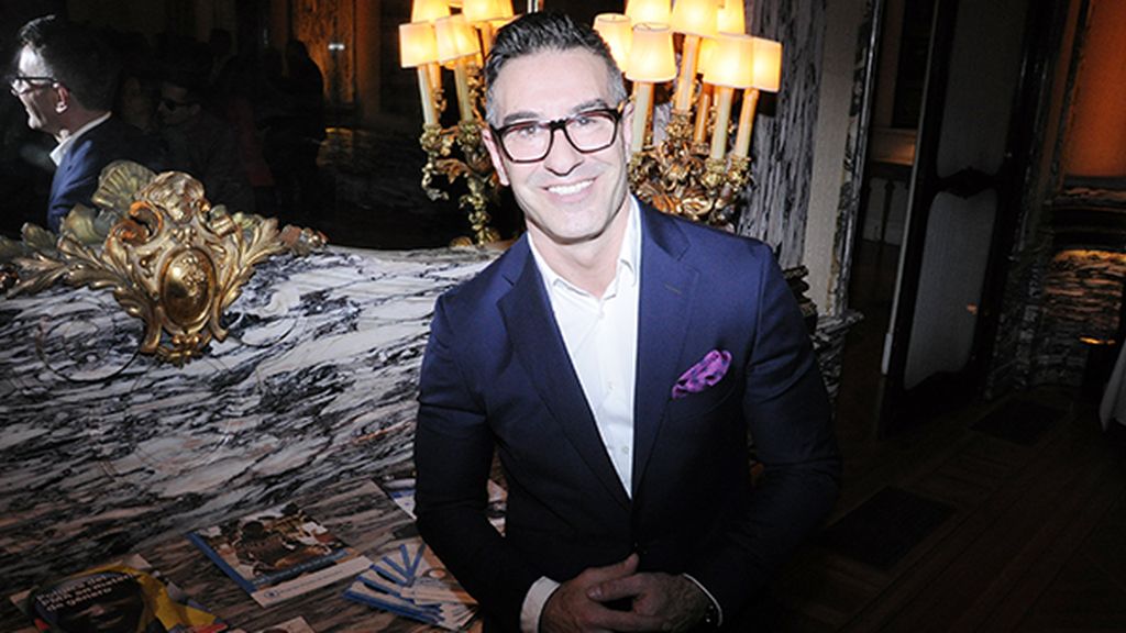 Abel Arana a su llegada a la Embajada Italiana en Madrid