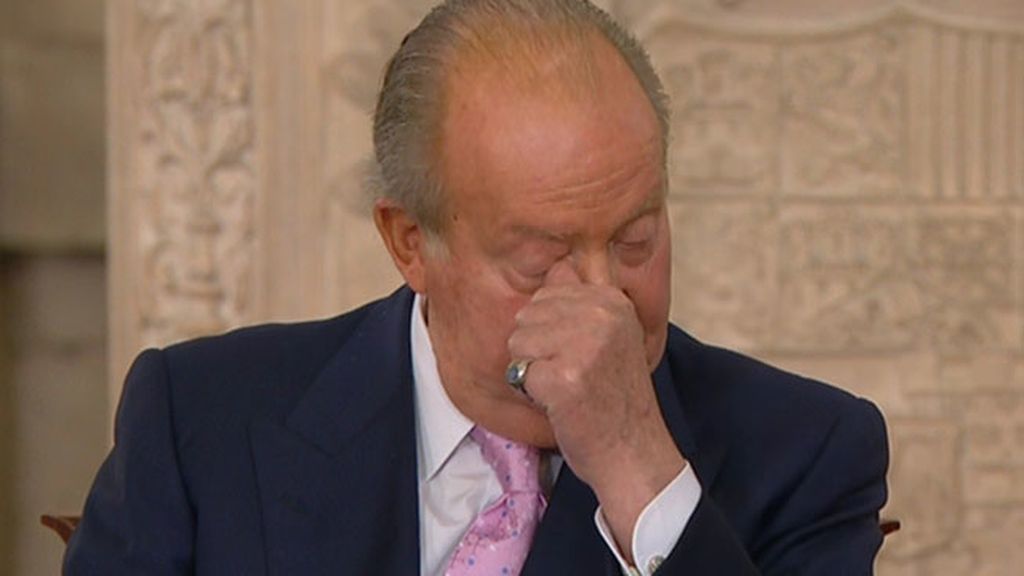 Las lágrimas de Juan Carlos I
