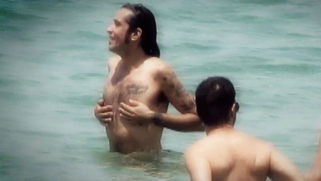 'La Nancy rubia' se da un chapuzón