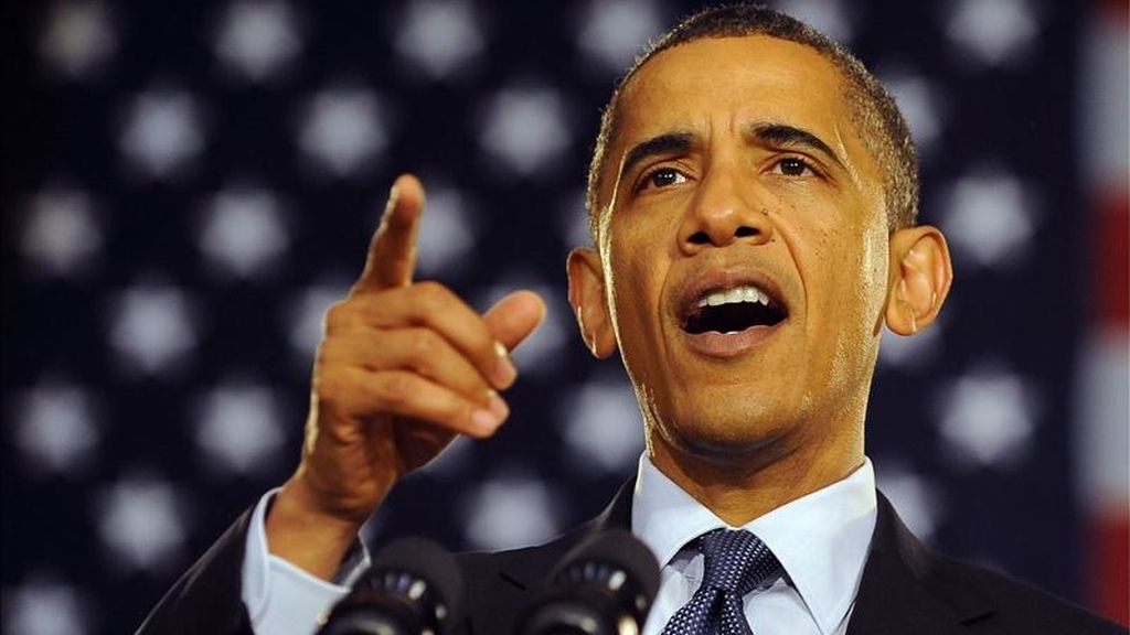 La disputa entre demócratas y republicanos se centra principalmente en el monto y alcance de los recortes del presupuesto federal, que ambos partidos consideran necesarios para reducir el abultado déficit. En la imagen un registro del presidente de EE.UU., Barack Obama. EFE/Archivo
