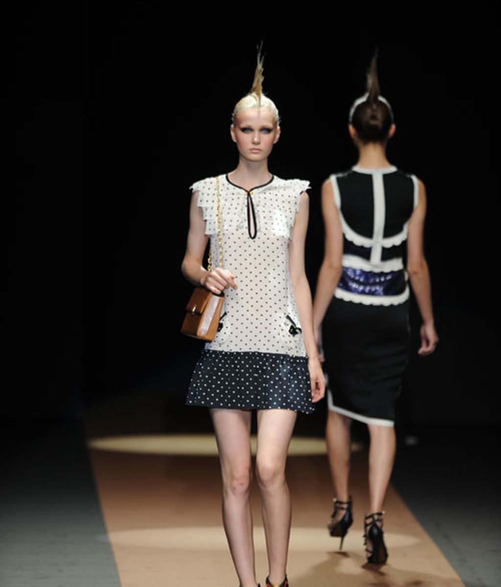 Miguel Palacio llena la pasarela de crestas