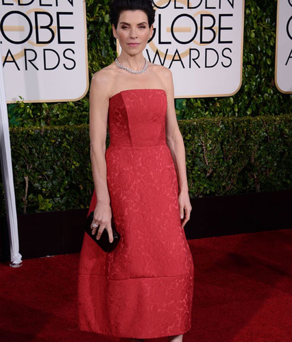 Las actrices arriesgan poco en la alfombra roja de los Globos de Oro