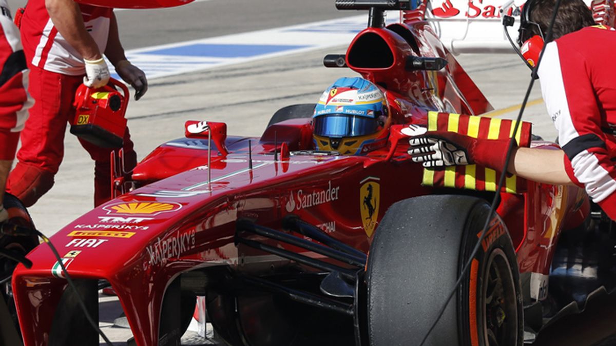Fernando Alonso en los entremientos libres del GP de Estados Unidos