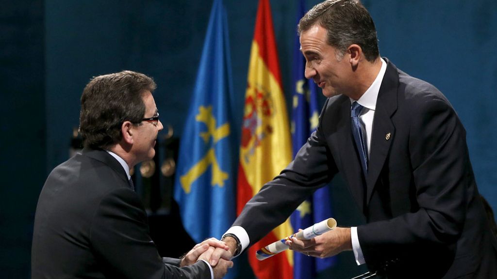 Jesús Etayo, Premio Princesa de Asturias de la Concordia