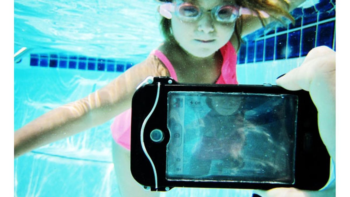 funda iPhone resistente agua, fotos submarinas