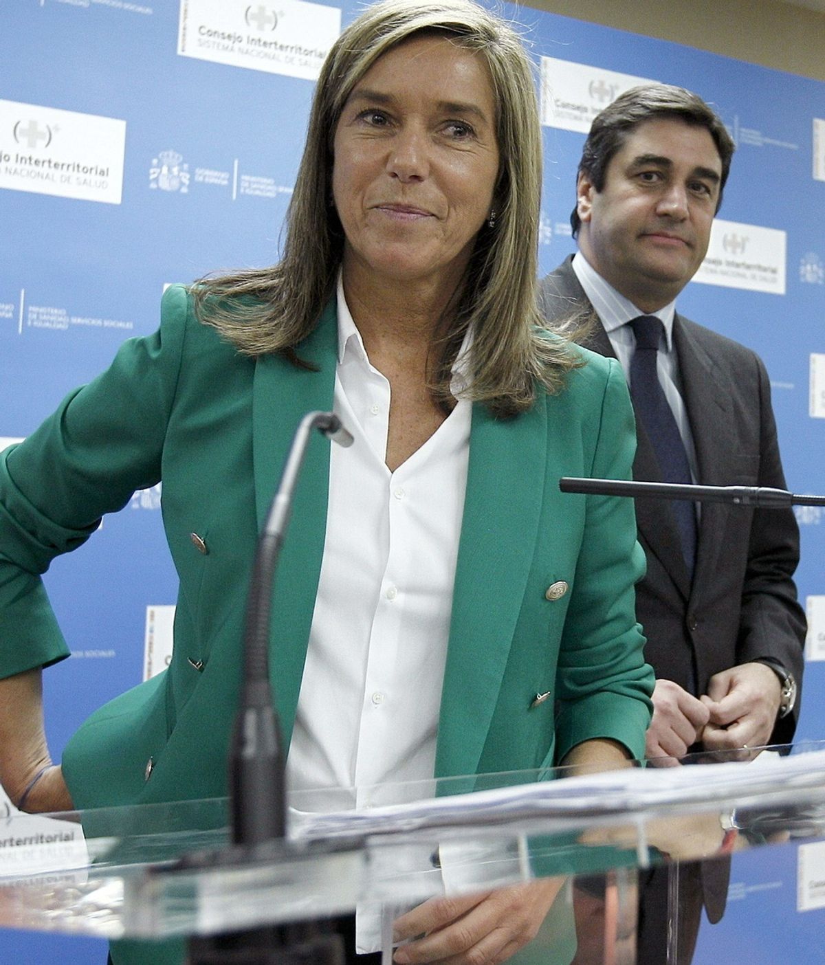 Ana Mato en rueda de prensa tras el Consejo Interterritorial de Salud