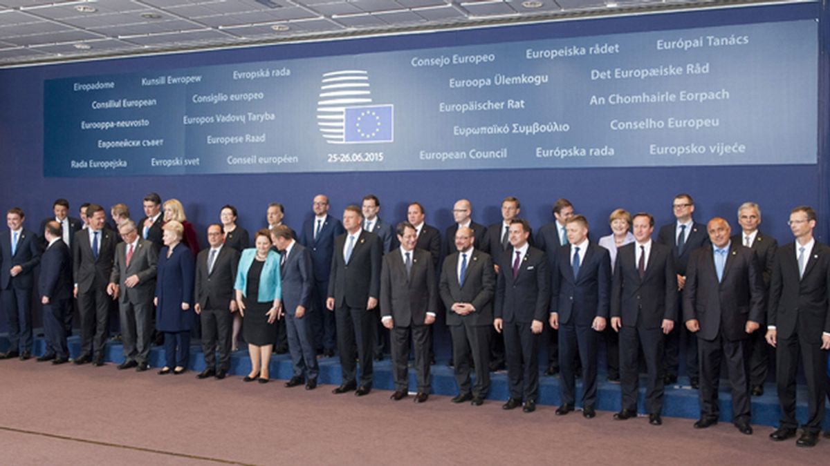 Foto de familia de la Cumbre europea